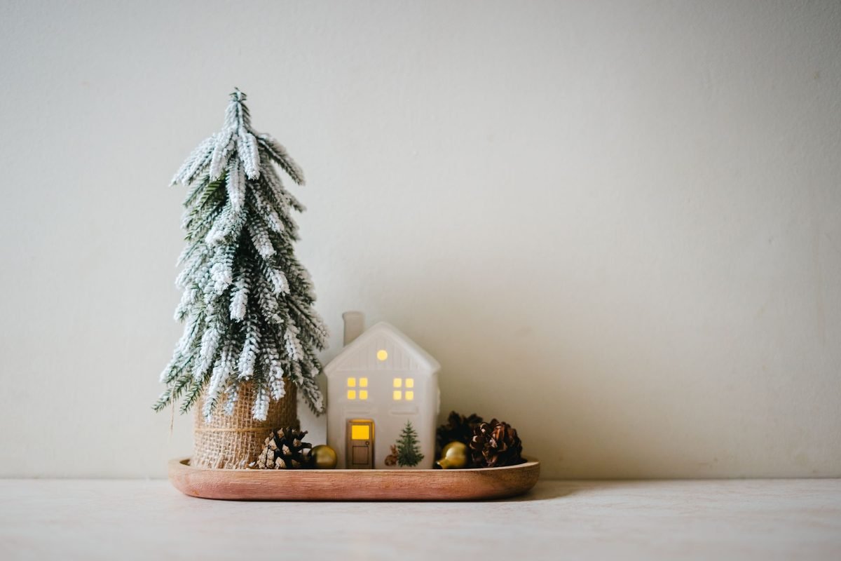 Christmas decor ready to store neatly